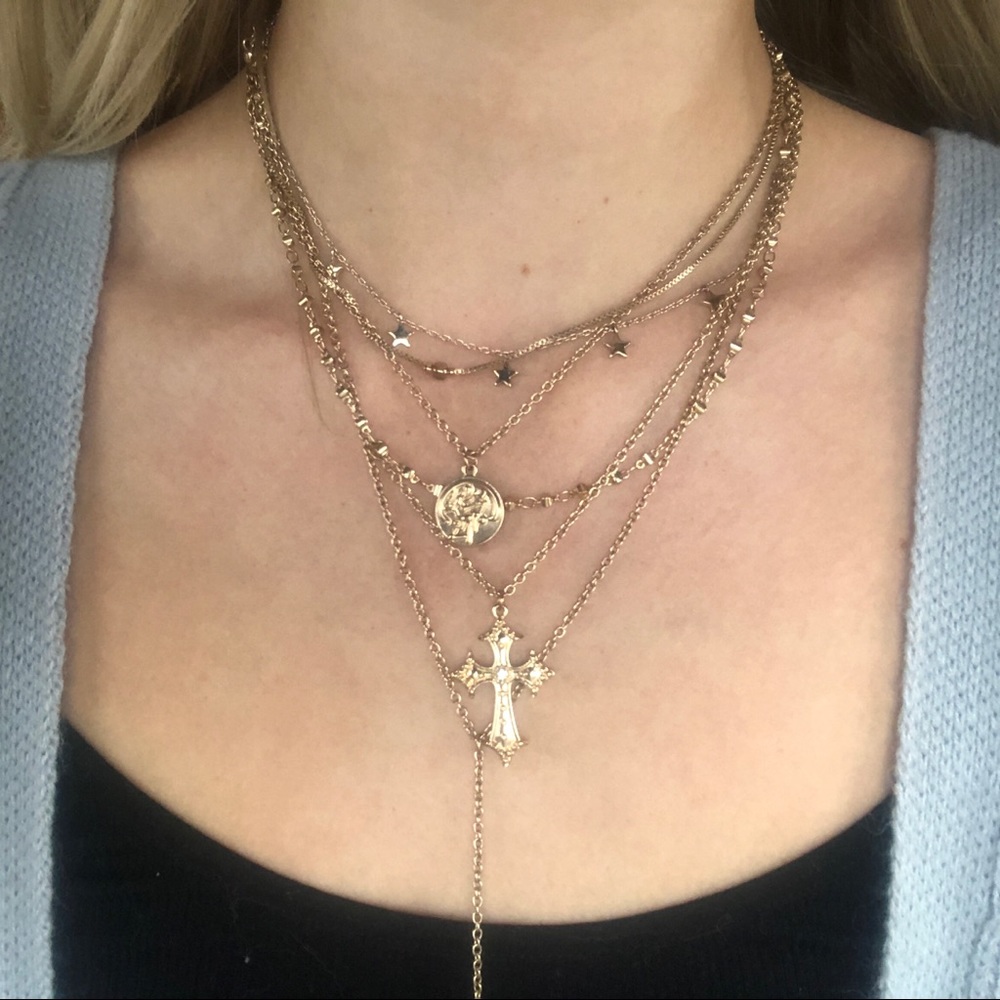 Layered Gold Necklace
